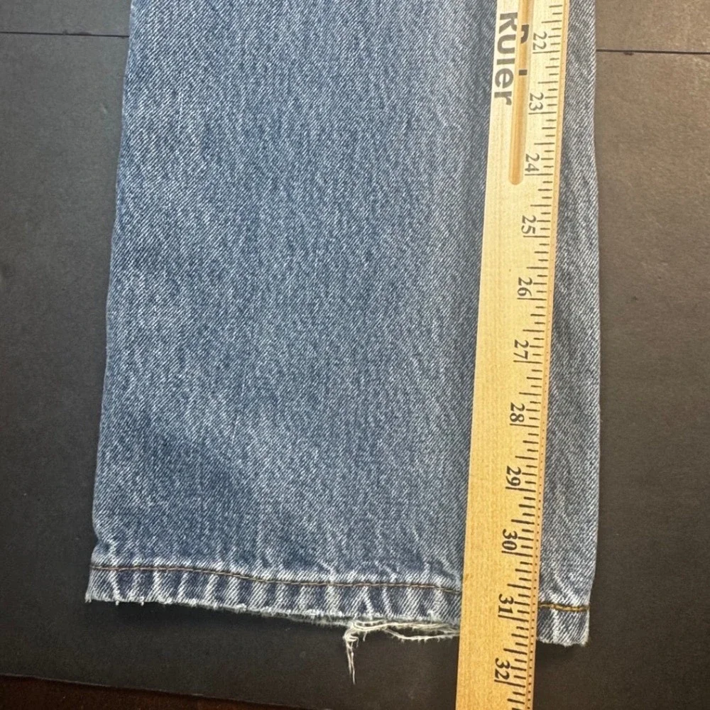 Levi's 517 Blue‎ Jeans Mens 34x30 Light Wash Straight Leg Classic Denim Vintage
